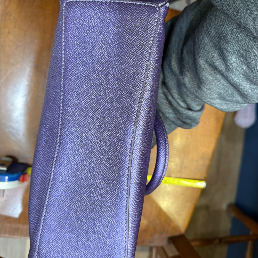 Coach Metallic Purple Crossbody Bag - Picture 11 of 12